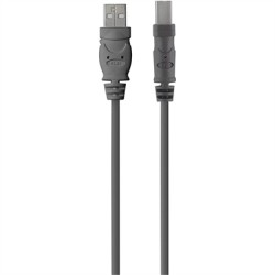 10' USB B to USB M to M