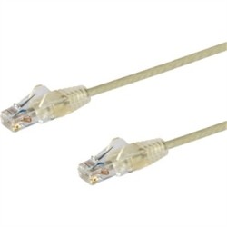 1 ft Slim CAT6 Cable Gray